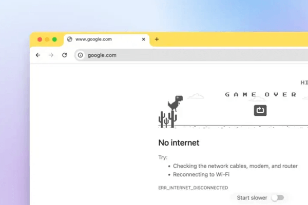 ERR_INTERNET_DISCONNECTED错误
