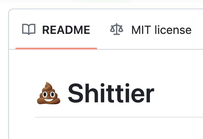 Shittier Shittier