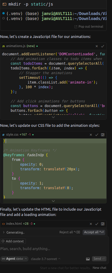為我們的動畫建立 JavaScript