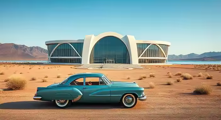 DeepAI生成复古汽车